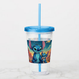 Vaso Acrílico Beste Freunde fürs Leben – Lilo & Stitch  
