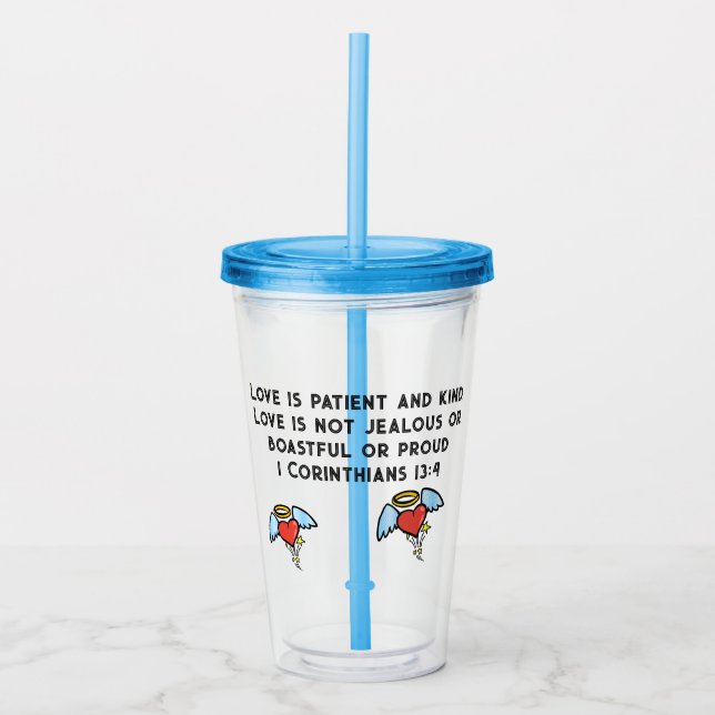 Vaso Acrílico Biblia (Anverso)