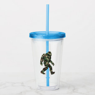Vaso Acrílico Bigfoot Sasquatch Camo
