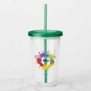 Vaso Acrílico Bleamos Soca Fete Cup con el logotipo de color