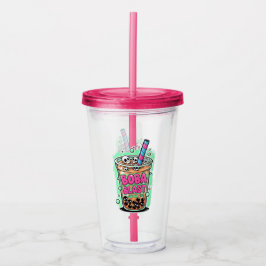 Vaso Acrílico Boba Blast – Sip or Die! Acrylic Tumbler