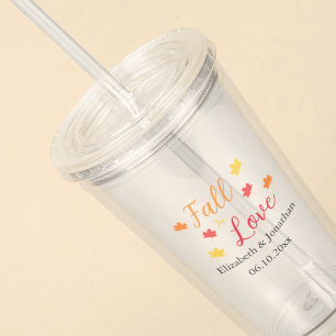Vaso Acrílico Boda de enamorados