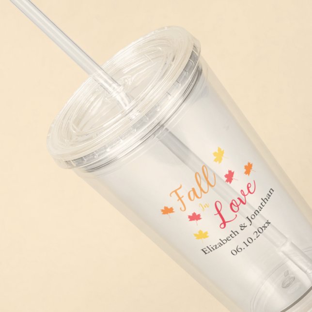 Vaso Acrílico Boda de enamorados (Subido por el creador)