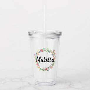 Vaso Acrílico Boda de la dama de honor / empleada de honor