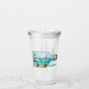 Vaso Acrílico Botella de recuerdo personalizado