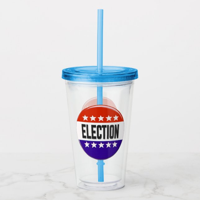 Vaso Acrílico botón Elección (Anverso)