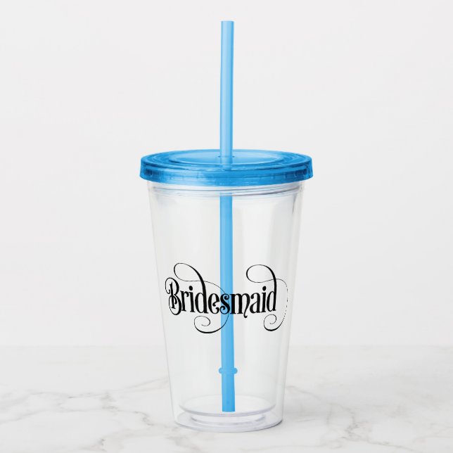 Vaso Acrílico Bridesmaid (Anverso)