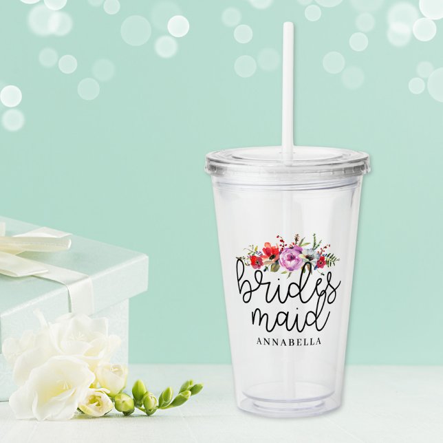 Vaso Acrílico Bridesmaid Bouquet (Subido por el creador)