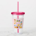 Vaso Acrílico Brunch Squad<br><div class="desc">Diseño bonito y rosa para los amantes del brunch.</div>