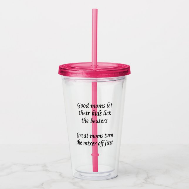 Vaso Acrílico Buenas Madres Grandes Madres  (Anverso)