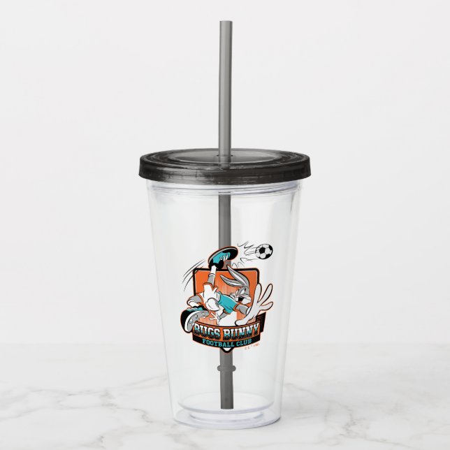 Vaso Acrílico BUGS BUNNY™ Football Club Badge (Anverso)
