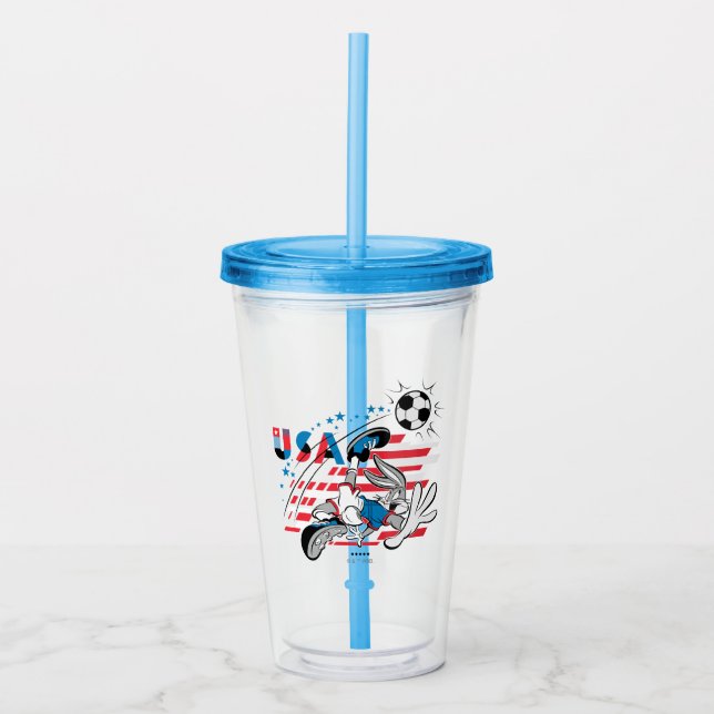 Vaso Acrílico BUGS BUNNY™ Team USA Soccer Graphic (Anverso)