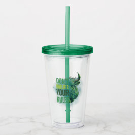 Vaso Acrílico Bull design | Reminder | Motivation