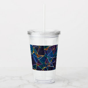 Vaso Acrílico Burbujas rotas Tumbler acrílico