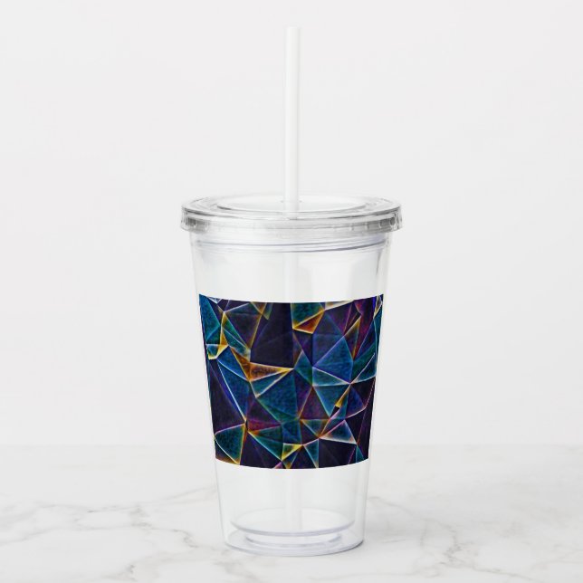 Vaso Acrílico Burbujas rotas Tumbler acrílico (Anverso)