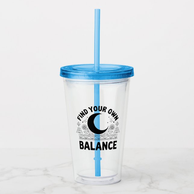 Vaso Acrílico Buscar su propio saldo (Anverso)