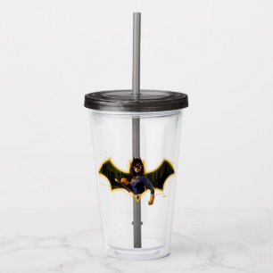 Vaso Acrílico Caballeros góticos, chica con logo