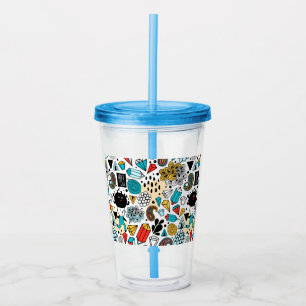 Vaso Acrílico Cabeza loca