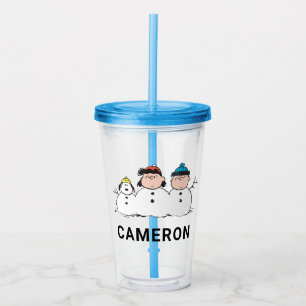 Vaso Acrílico Cacahuetes   3 Persona Snowman