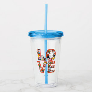 Vaso Acrílico Cacahuetes - AMOR