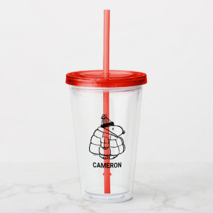 Vaso Acrílico Cacahuetes   Cálido y acogedor   Añadir su nombre