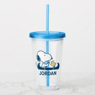 Vaso Acrílico Cacahuetes Canoa Snoopy & Woodstock
