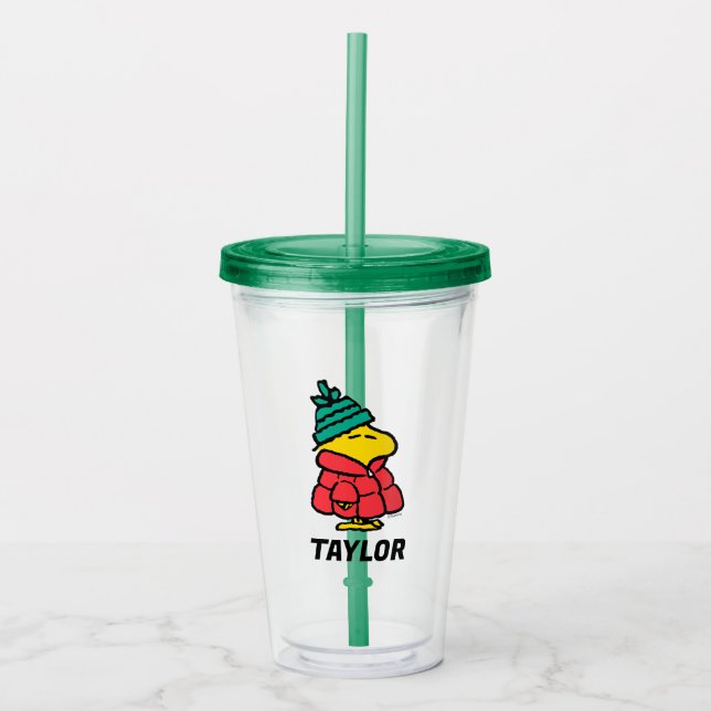 Vaso Acrílico Cacahuetes | Chaqueta de Invierno Woodstock Puffy (Anverso)