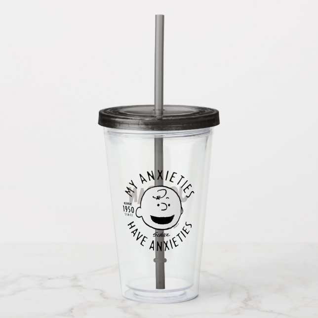 Vaso Acrílico Cacahuetes | Charlie Brown Nervous desde 1950 (Anverso)