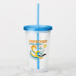 Vaso Acrílico Cacahuetes Concurso Snoopy Surfboard Longboard