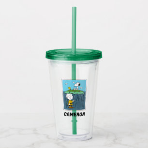 Vaso Acrílico Cacahuetes Día soleado Día lluvioso Mitad y mita