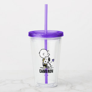 Vaso Acrílico Cacahuetes   EL DÍA DE SAN VALENTÍN   Charlie Brow