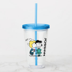 Vaso Acrílico Cacahuetes   EL DÍA DE SAN VALENTÍN   Lucy y Schro