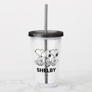 Vaso Acrílico Cacahuetes   Escala de Snoopy
