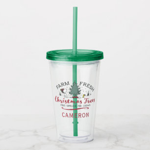 Vaso Acrílico Cacahuetes   Granja Árboles de Navidad frescos