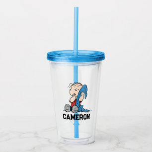Vaso Acrílico Cacahuetes   Linus y su manta   Añadir su nombre