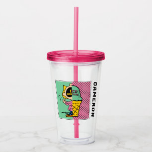 Vaso Acrílico Cacahuetes Media y media del Helado Sally