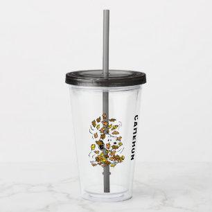 Vaso Acrílico Cacahuetes Nilo de hojas insonorizadas