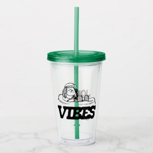 Vaso Acrílico Cacahuetes   Peppermint Patty Vibes