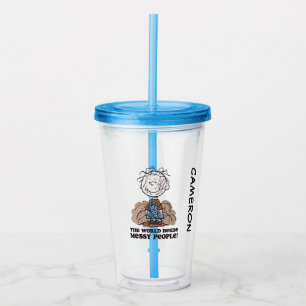 Vaso Acrílico Cacahuetes   Pigpen ¡El Mundo Necesita Gente Desor