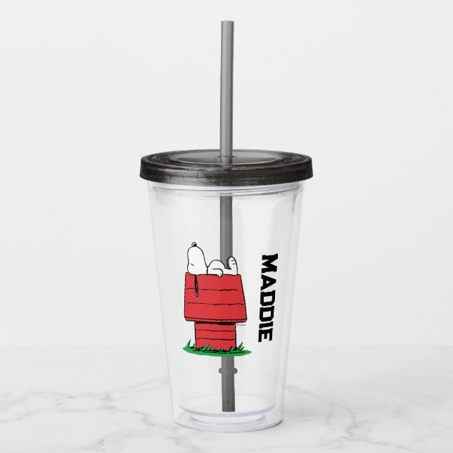 Vaso Acrílico Cacahuetes | Secuestro de Snoopy (Anverso)