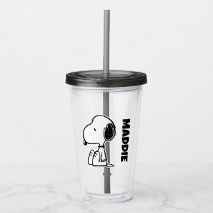 Vaso Acrílico Cacahuetes Snoopy Mirando hacia abajo