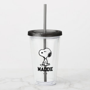 Vaso Acrílico Cacahuetes   Snoopy Turns
