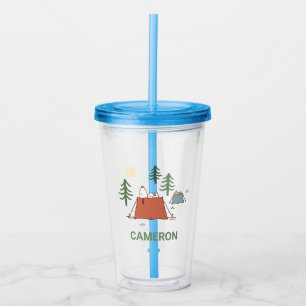 Vaso Acrílico Cacahuetes   Snoopy & Woodstock   Añadir su nombre