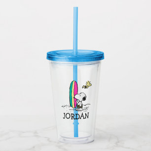 Vaso Acrílico Cacahuetes   Snoopy & Woodstock   Añadir su nombre
