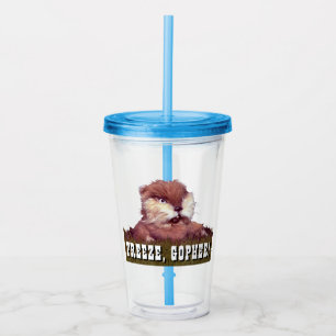 Vaso Acrílico Caddyshack ¡Congelación, Gopher!