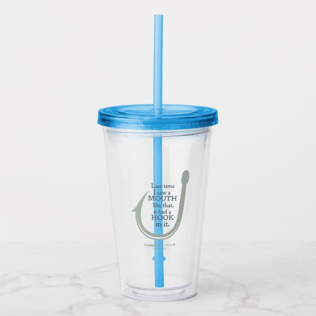 Vaso Acrílico Caddyshack | La Última Vez Que Vi Una Boca Como Es (Anverso)