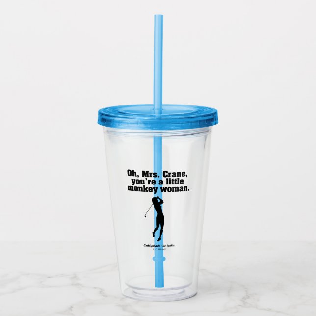 Vaso Acrílico Caddyshack | Oh Sra. Crane (Anverso)