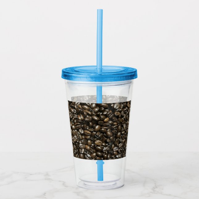 Vaso Acrílico Café frijol (Anverso)