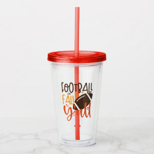 Vaso Acrílico Caída del fútbol y todos