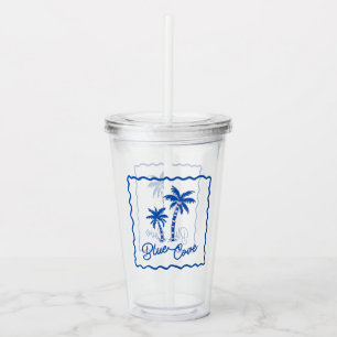 Vaso Acrílico Cala Azul